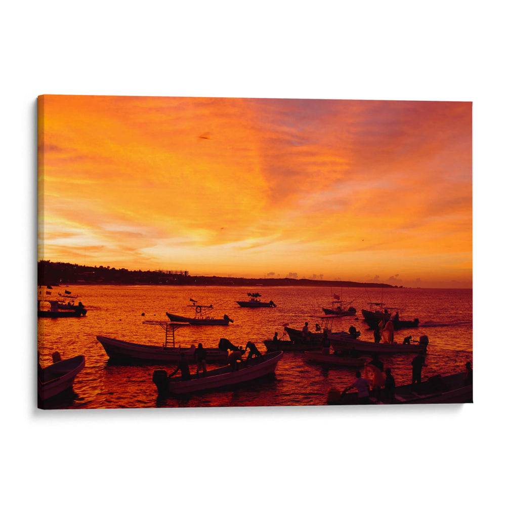 Amanecer pesquero 2 - moraviorato | Cuadro decorativo de Canvas Lab