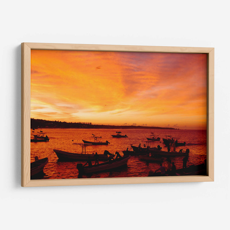 Amanecer pesquero 2 - moraviorato | Cuadro decorativo de Canvas Lab