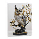 Búho Kintsugi - Infiniity Art | Cuadro decorativo de Canvas Lab