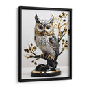 Búho Kintsugi - Infiniity Art | Cuadro decorativo de Canvas Lab