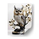 Búho Kintsugi - Infiniity Art | Cuadro decorativo de Canvas Lab