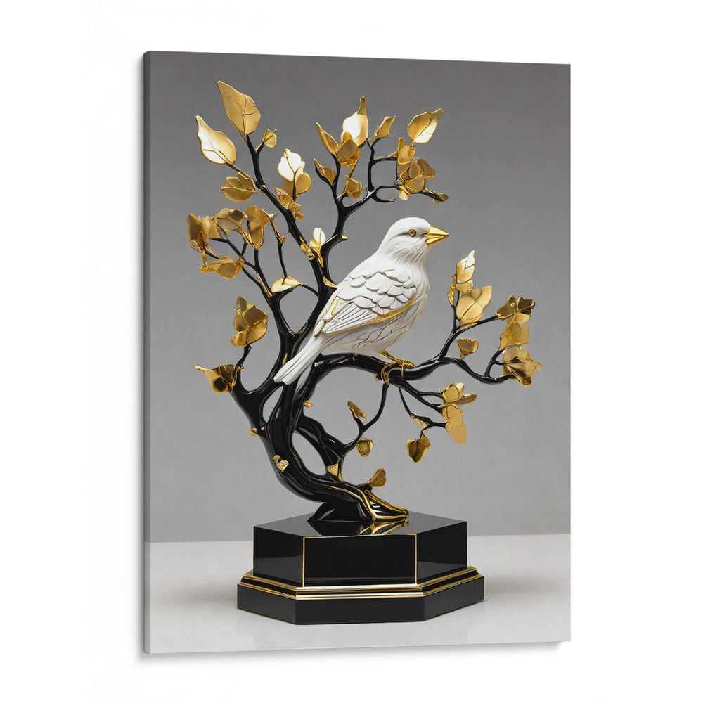 Canario Kintsugi - Infiniity Art | Cuadro decorativo de Canvas Lab