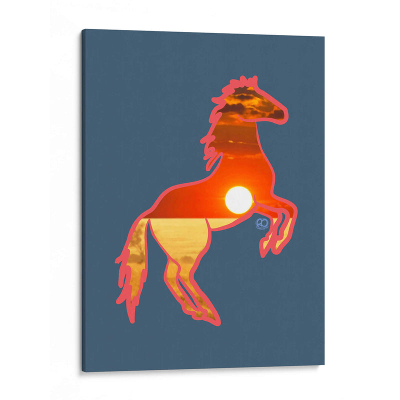 Caballo Pateando - Corrococho | Cuadro decorativo de Canvas Lab