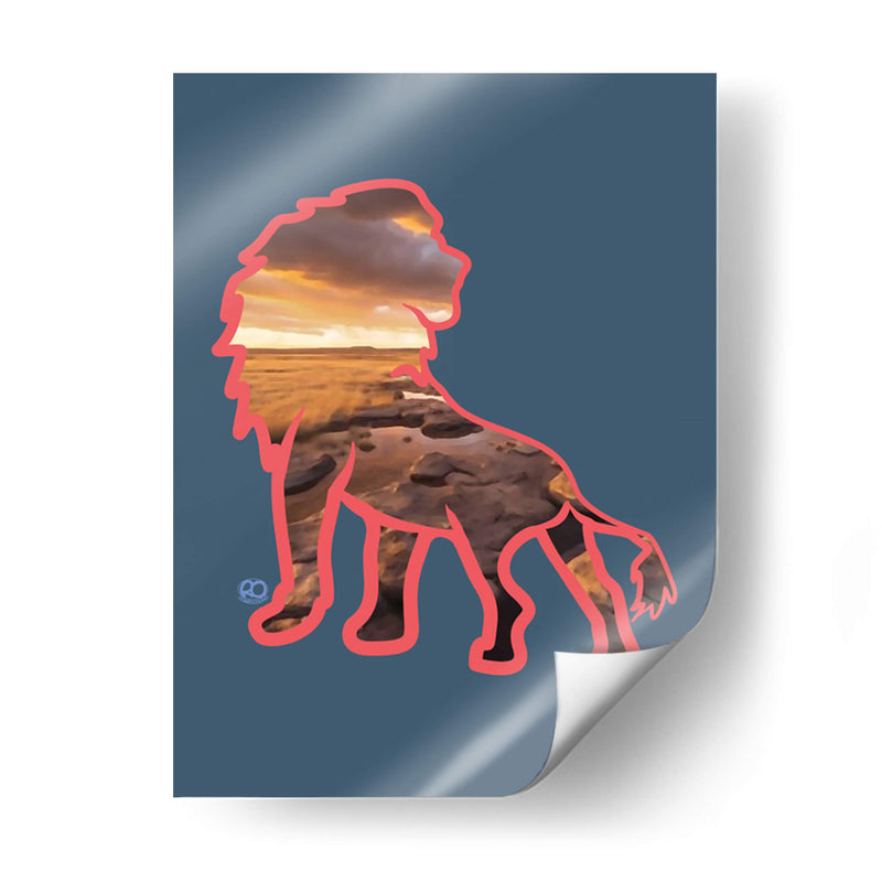 Leon - Corrococho | Cuadro decorativo de Canvas Lab