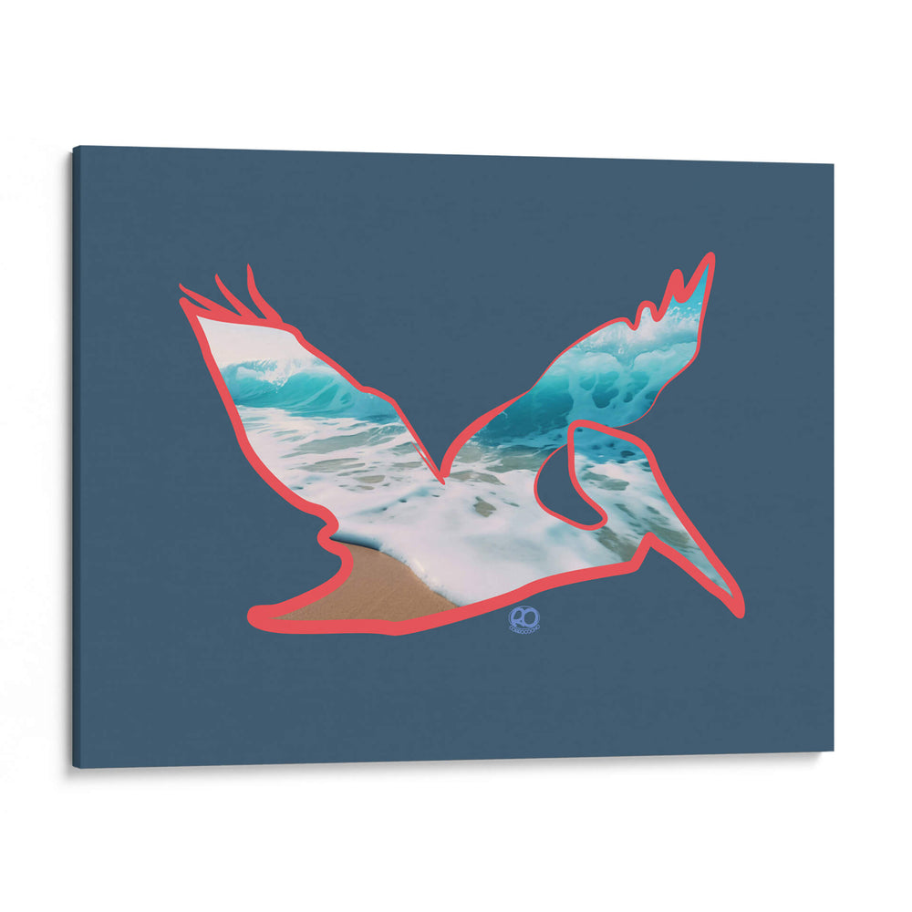 Pelicano Volando - Corrococho | Cuadro decorativo de Canvas Lab