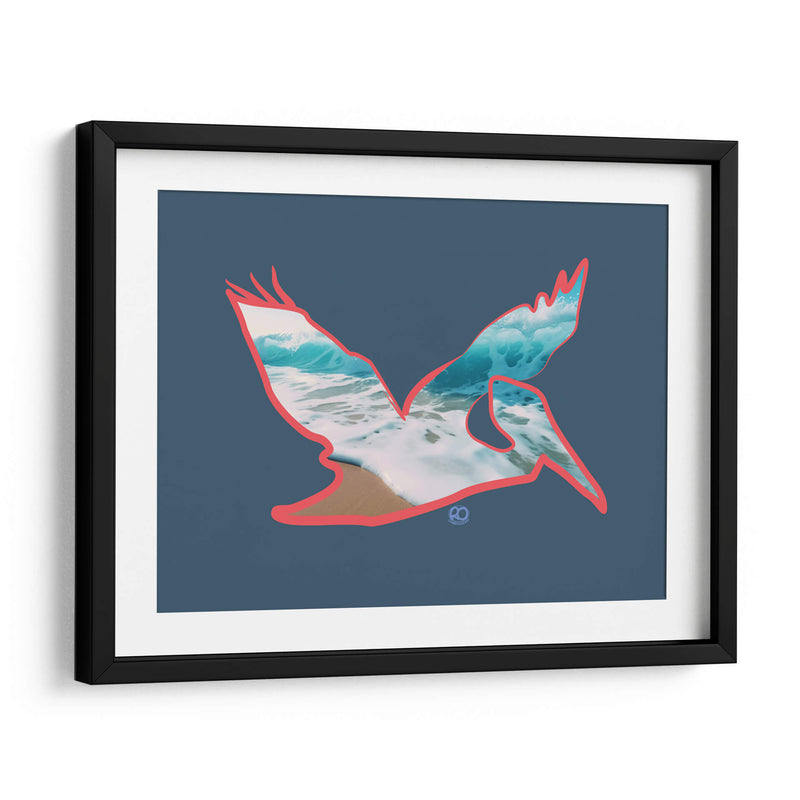 Pelicano Volando - Corrococho | Cuadro decorativo de Canvas Lab