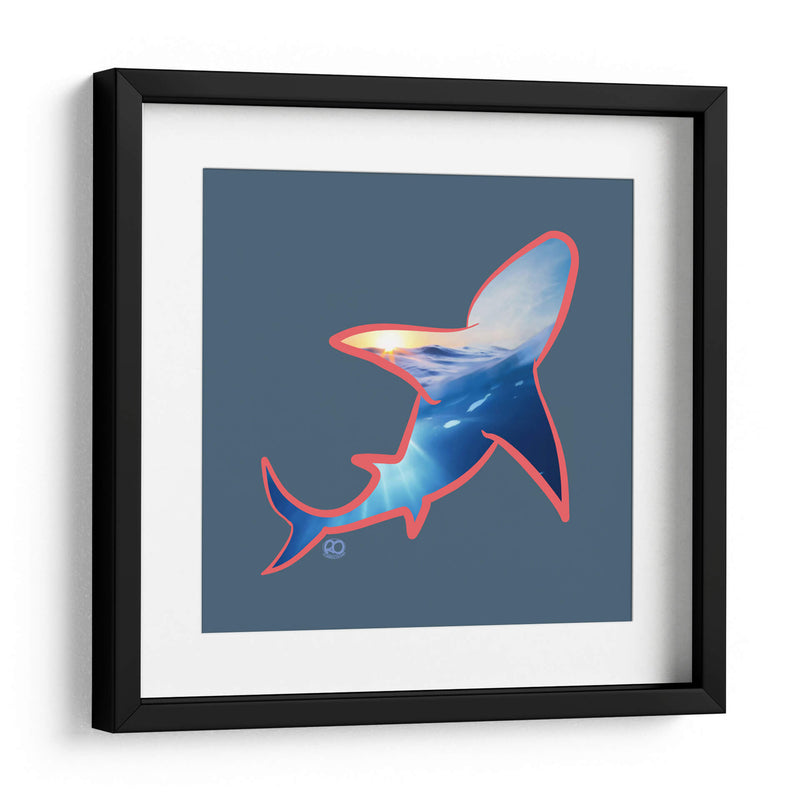 Tiburon Saltando - Corrococho | Cuadro decorativo de Canvas Lab
