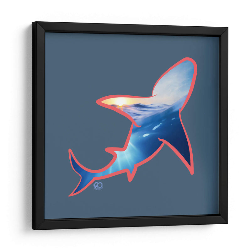 Tiburon Saltando - Corrococho | Cuadro decorativo de Canvas Lab