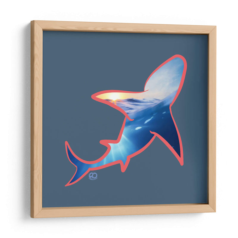 Tiburon Saltando - Corrococho | Cuadro decorativo de Canvas Lab