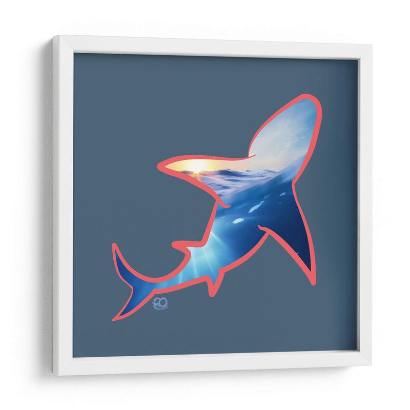 Tiburon Saltando - Corrococho | Cuadro decorativo de Canvas Lab