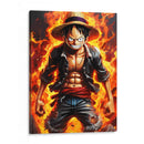 Luffy Angry - Vicky Hanggara | Cuadro decorativo de Canvas Lab