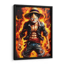 Luffy Angry - Vicky Hanggara | Cuadro decorativo de Canvas Lab