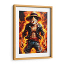 Luffy Angry - Vicky Hanggara | Cuadro decorativo de Canvas Lab