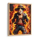Luffy Angry - Vicky Hanggara | Cuadro decorativo de Canvas Lab