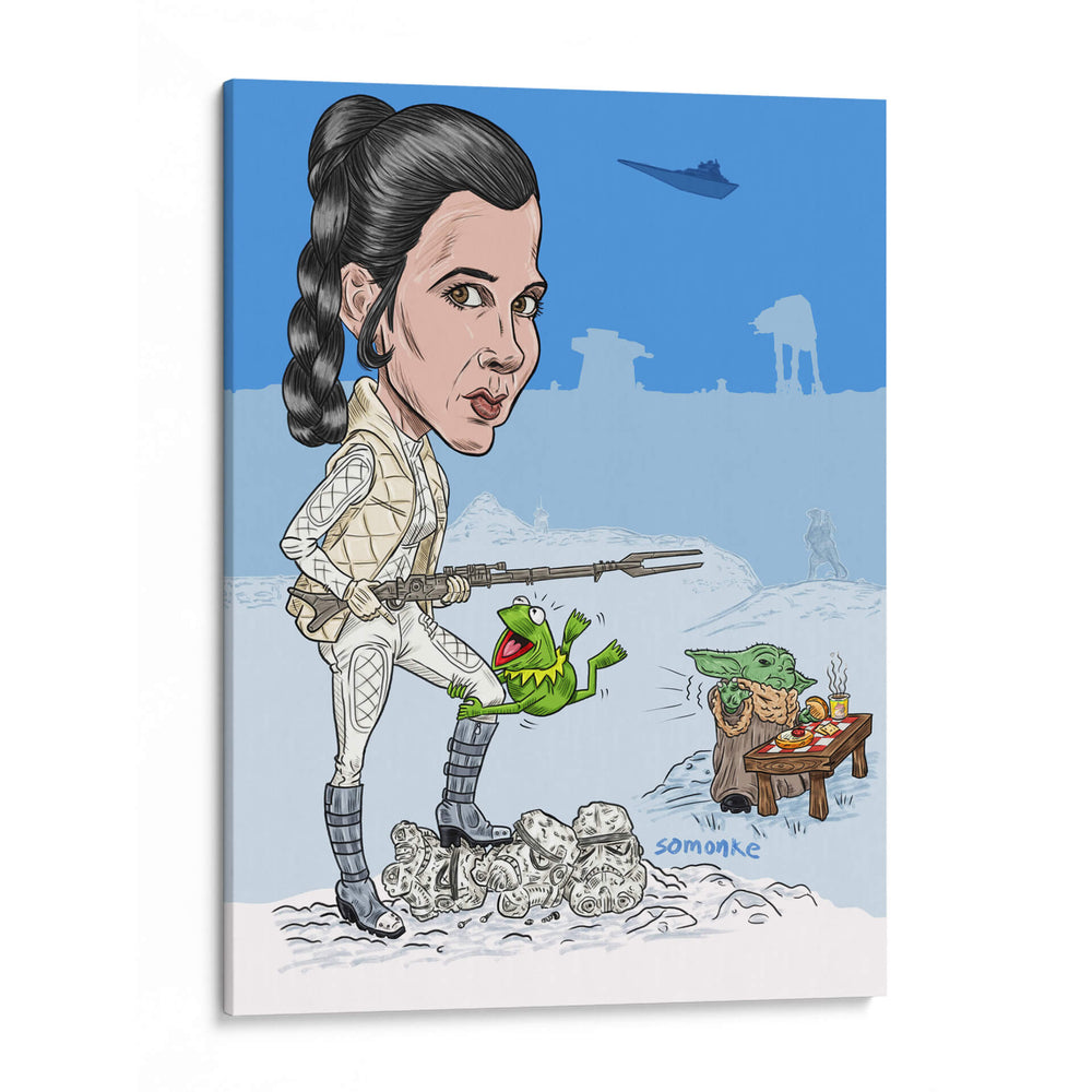 Picnic en Hoth - somonke | Cuadro decorativo de Canvas Lab