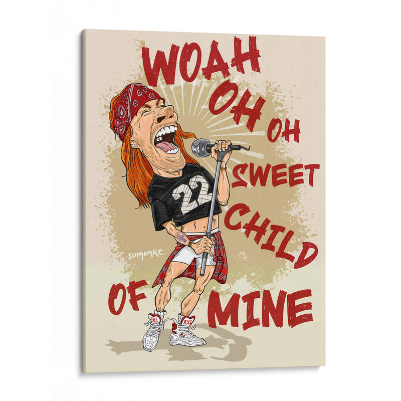 Axl - somonke | Cuadro decorativo de Canvas Lab