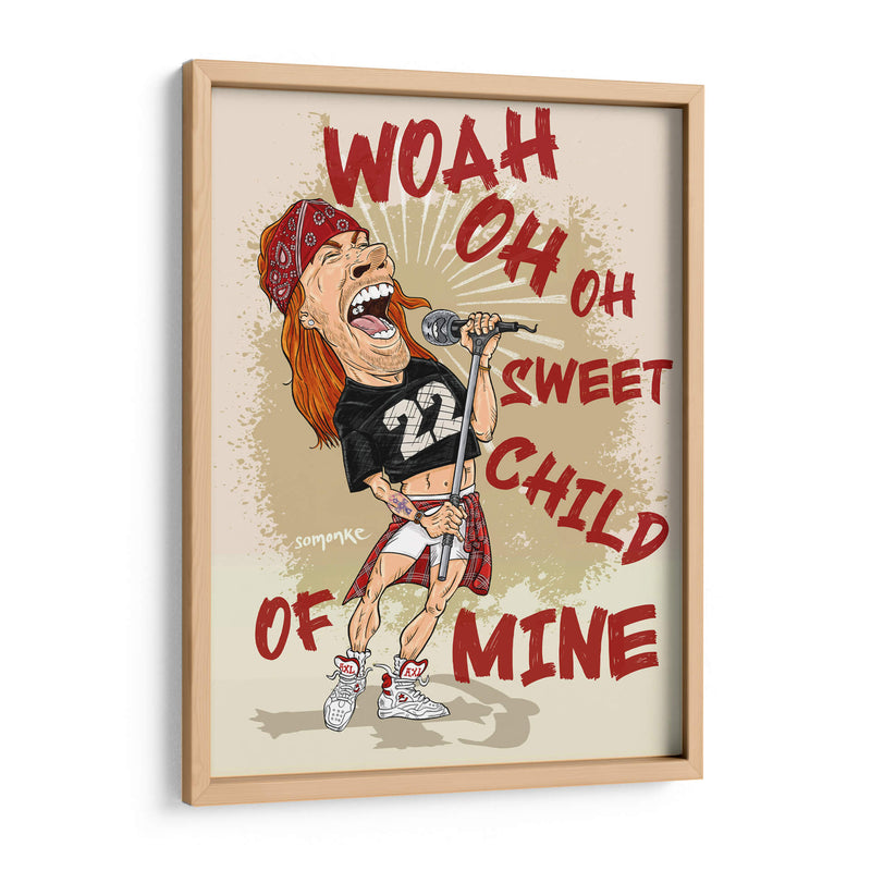 Axl - somonke | Cuadro decorativo de Canvas Lab