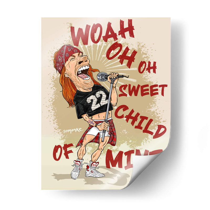 Axl - somonke | Cuadro decorativo de Canvas Lab