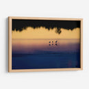 Reflejo de aves al amanecer - Claudia Luna | Cuadro decorativo de Canvas Lab