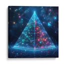 Pirámide Azul Colores - Creaciones  | Cuadro decorativo de Canvas Lab
