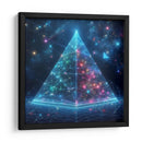 Pirámide Azul Colores - Creaciones  | Cuadro decorativo de Canvas Lab