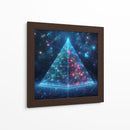Pirámide Azul Colores - Creaciones  | Cuadro decorativo de Canvas Lab