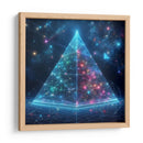 Pirámide Azul Colores - Creaciones  | Cuadro decorativo de Canvas Lab