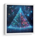 Pirámide Azul Colores - Creaciones  | Cuadro decorativo de Canvas Lab