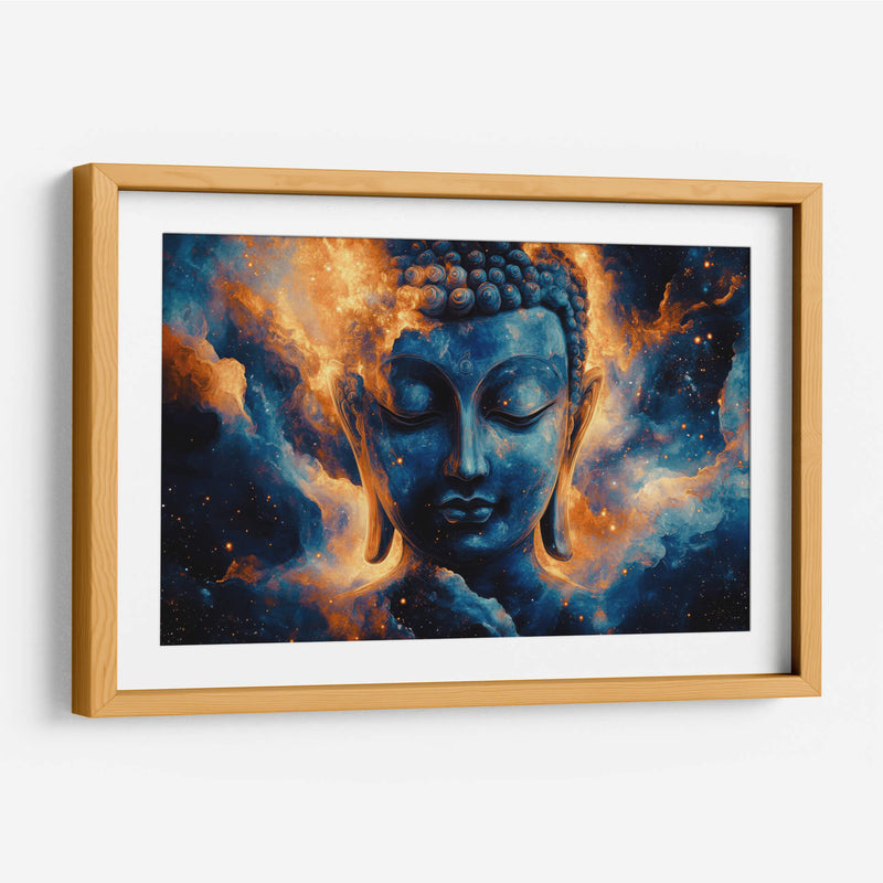 El Buda en la galaxia - Paltik Arte Digital | Cuadro decorativo de Canvas Lab