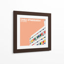 Unidad Habitacional de Marsella - Le Corbusier - mm ilustraciones | Cuadro decorativo de Canvas Lab