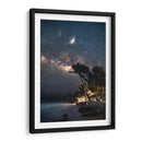 Via Lactea con casa a orilla del mar - Fernando Lopez | Cuadro decorativo de Canvas Lab