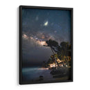 Via Lactea con casa a orilla del mar - Fernando Lopez | Cuadro decorativo de Canvas Lab