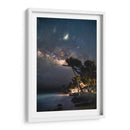 Via Lactea con casa a orilla del mar - Fernando Lopez | Cuadro decorativo de Canvas Lab