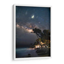 Via Lactea con casa a orilla del mar - Fernando Lopez | Cuadro decorativo de Canvas Lab