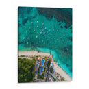 Playa y botes desde el aire - Fernando Lopez | Cuadro decorativo de Canvas Lab