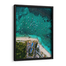 Playa y botes desde el aire - Fernando Lopez | Cuadro decorativo de Canvas Lab