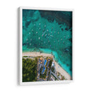 Playa y botes desde el aire - Fernando Lopez | Cuadro decorativo de Canvas Lab