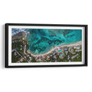Foto panoramica de playa de akumal - Fernando Lopez | Cuadro decorativo de Canvas Lab