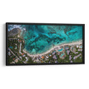 Foto panoramica de playa de akumal - Fernando Lopez | Cuadro decorativo de Canvas Lab