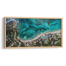 Foto panoramica de playa de akumal - Fernando Lopez | Cuadro decorativo de Canvas Lab