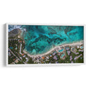 Foto panoramica de playa de akumal - Fernando Lopez | Cuadro decorativo de Canvas Lab