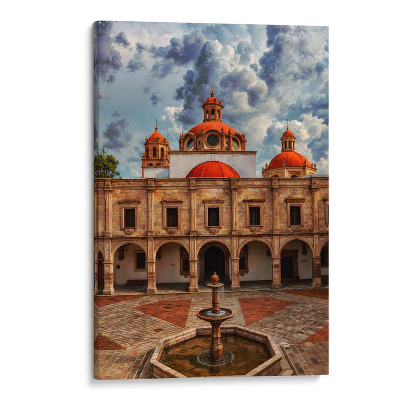 Plaza principal de Palacio Clavijero en Morelia. - Nosion | Cuadro decorativo de Canvas Lab