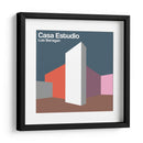 Casa Estudio - Luis Barragan - mm ilustraciones | Cuadro decorativo de Canvas Lab