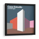 Casa Estudio - Luis Barragan - mm ilustraciones | Cuadro decorativo de Canvas Lab