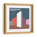 Casa Estudio - Luis Barragan - mm ilustraciones | Cuadro decorativo de Canvas Lab