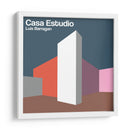 Casa Estudio - Luis Barragan - mm ilustraciones | Cuadro decorativo de Canvas Lab
