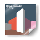 Casa Estudio - Luis Barragan - mm ilustraciones | Cuadro decorativo de Canvas Lab