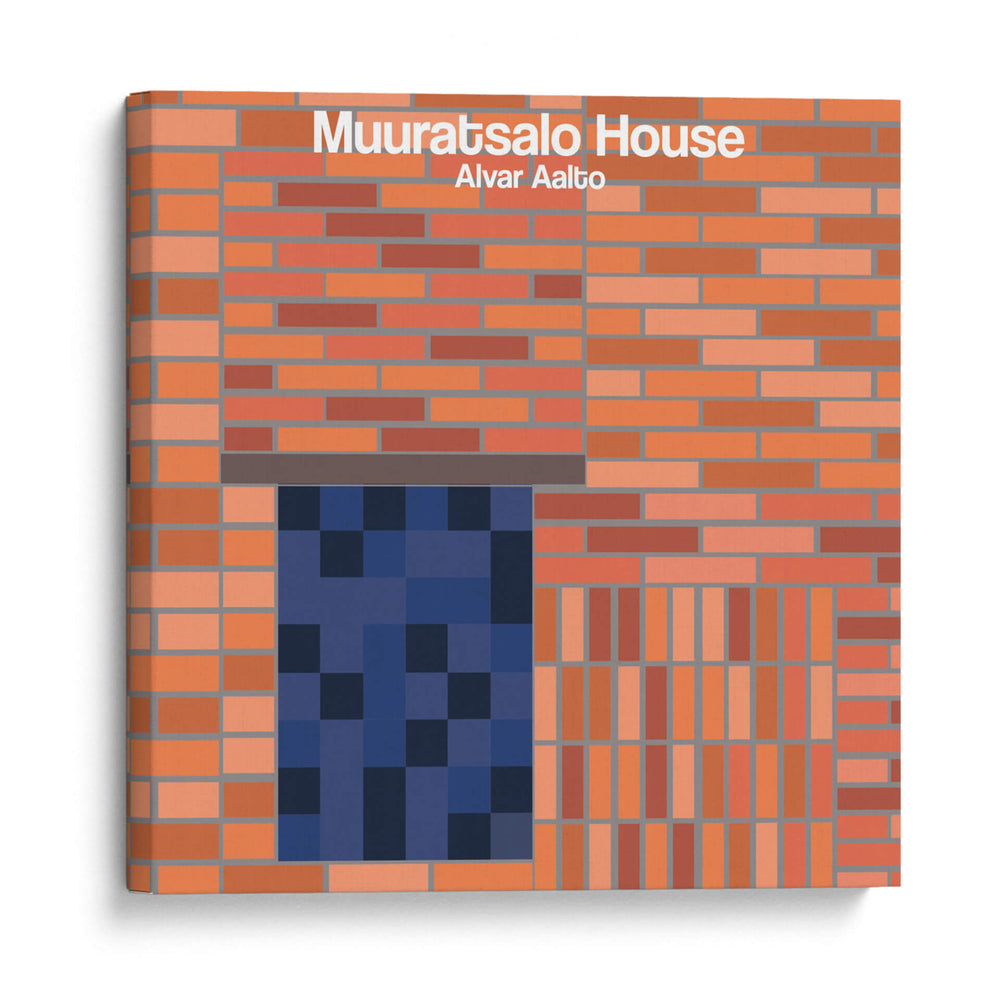 Casa Muuratsalo - Alvar Aalto - mm ilustraciones | Cuadro decorativo de Canvas Lab