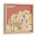 Habitat 67 - Moshe Safdie - mm ilustraciones | Cuadro decorativo de Canvas Lab