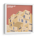 Habitat 67 - Moshe Safdie - mm ilustraciones | Cuadro decorativo de Canvas Lab